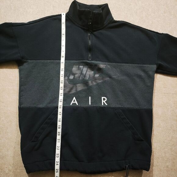 Nike Black Air Logo Long Sleeve Pullover -U - Picture 4 of 5